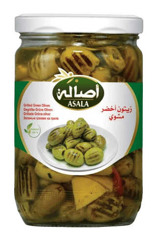 زيتون اخضر مشوى