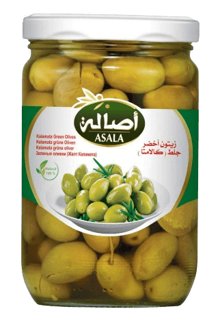 زيتون اخضر جلط كالامتا