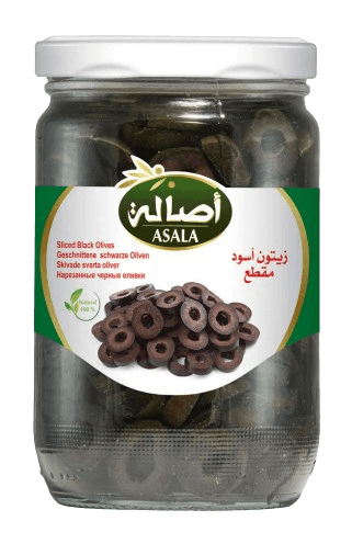 زيتون اسود مقطع
